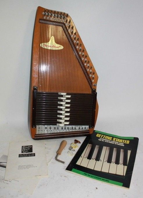 RBI Blue Grass Chromaharp Autoharp by Rhythm 36 String, (Missing F Sting) As Is
