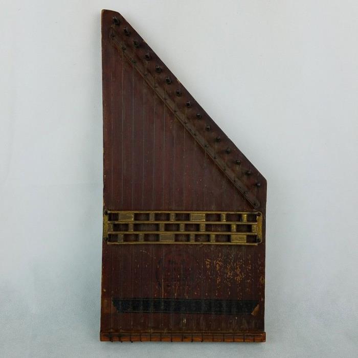 Antique Phonoharp Zither Musical Instrument No. 21 1891 Patent The Phonoharp Co.