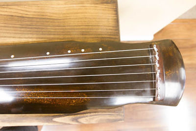 Professional Chinese Aged Fir Guqin 7-Stringed Zither Instrument