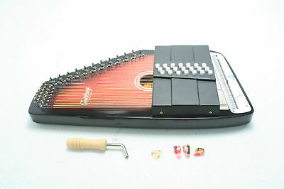 Oscar Schmidt OS21C Chromatic 21 Chord Autoharp Maple Tobacco Sunburst Gloss