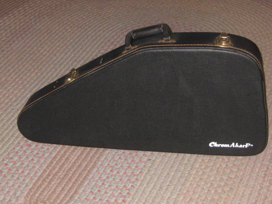 Chromaharp Autoharp Case HARD SHELL- FUR LINED with Key