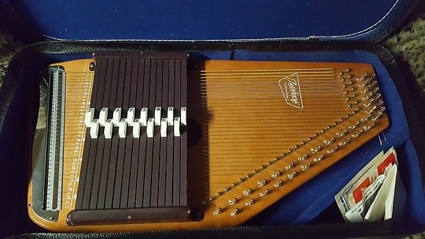 Vintage Oscar Schmidt Autoharp 15 Chord 36 Strings Case Accessories Needs 1 