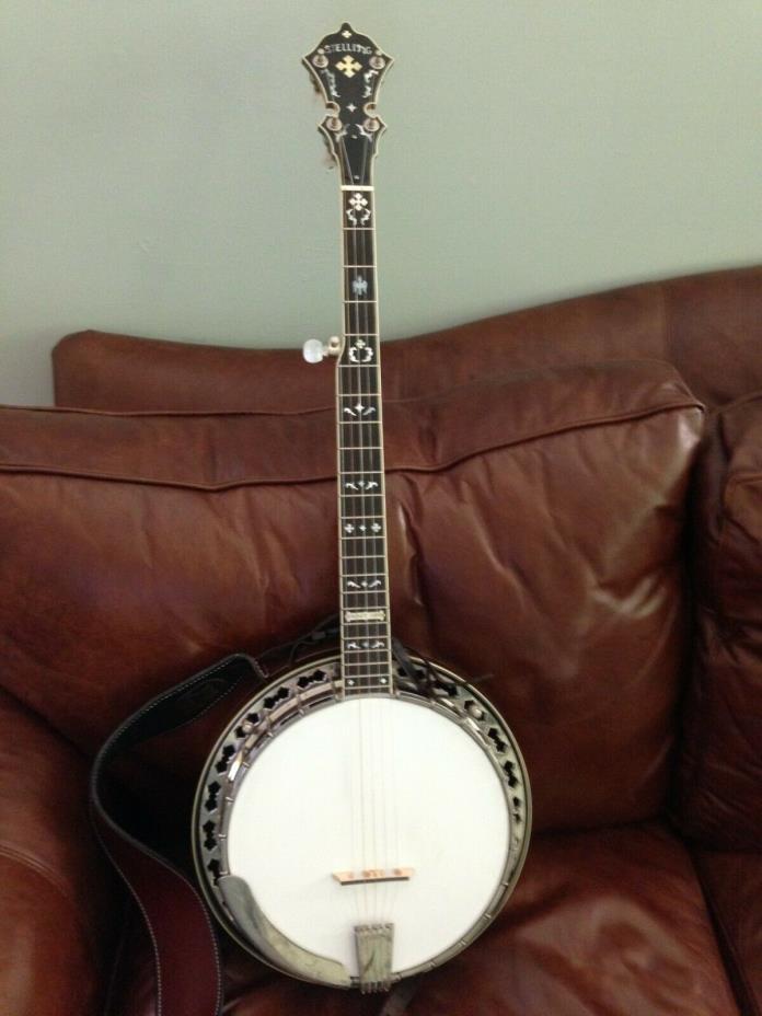 Stelling Golden Cross Banjo (1999) with OHSC