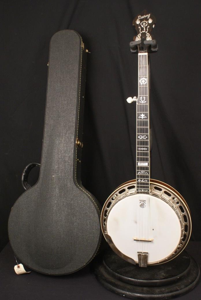 2013 Deering Golden Wreath 5 string banjo with Gold Tone Ring all original +case