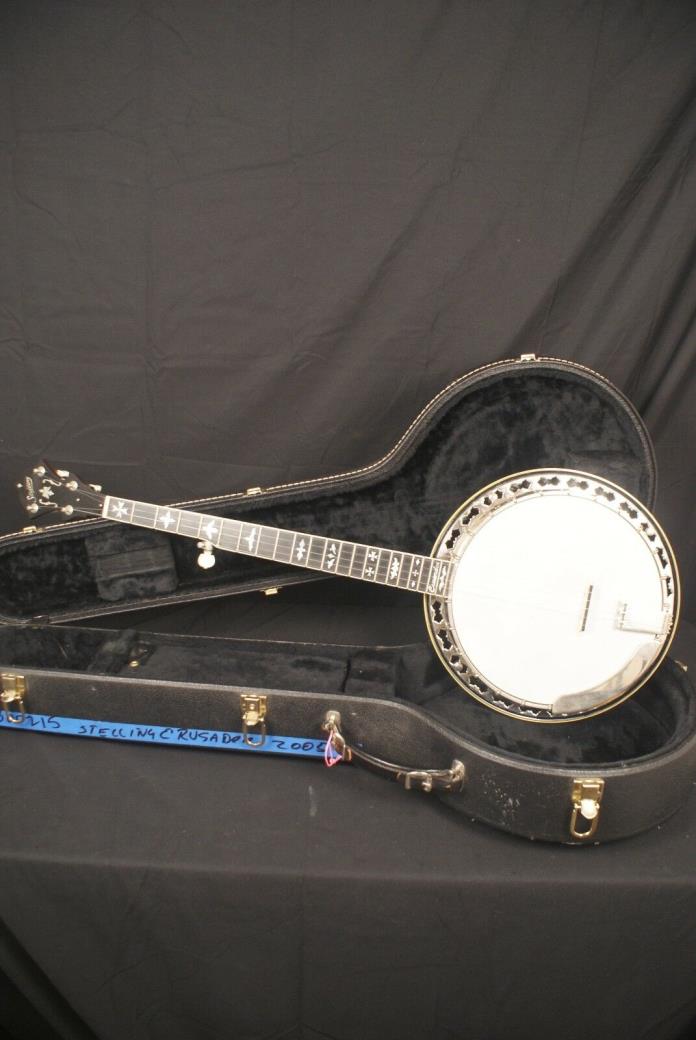 2005 Stelling Crusader 5 string Banjo w/ Original Hard Case BANJO WAREHOUSE