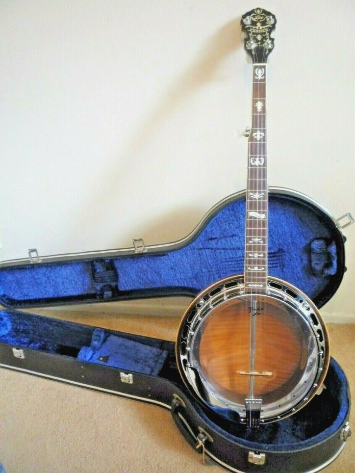 Vintage  Leo Fender Deluxe Sunburst 5-string Resonator Banjo