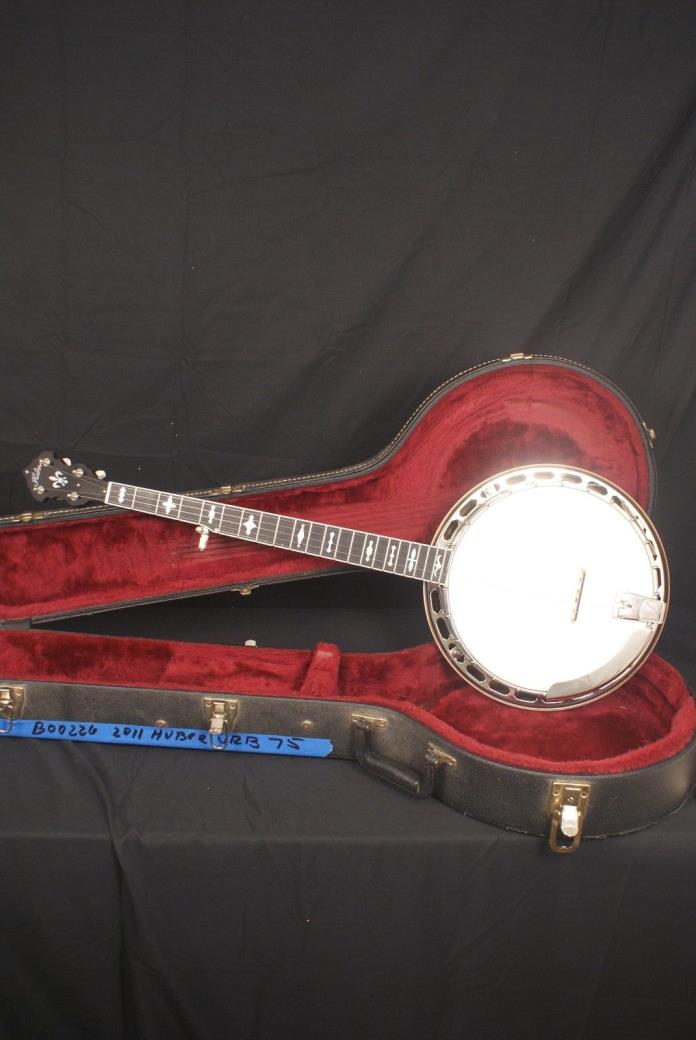 2011 Huber VRB75 5 string Banjo with hardshell case BANJO WAREHOUSE ATLANTA