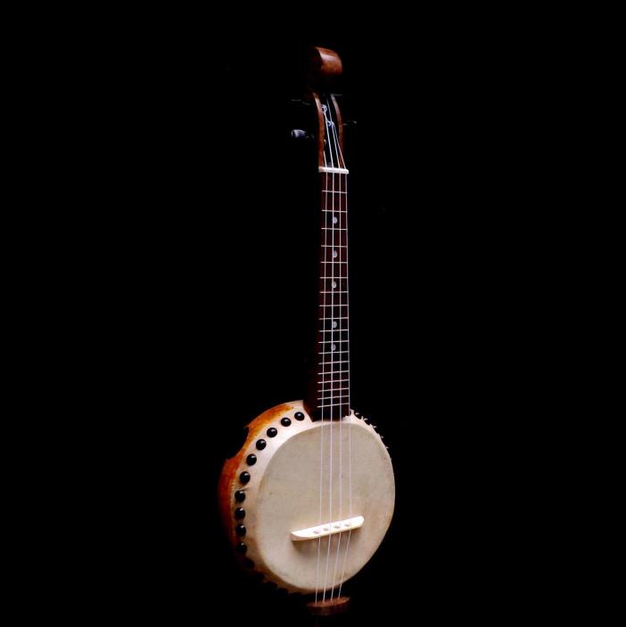 New Barry Sholder Gourd Banjolele uke #086C Concert 