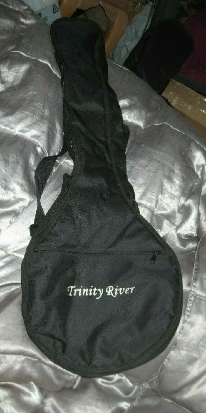 Trinity River soft Banjo Case- large- black-item ban37x12.5
