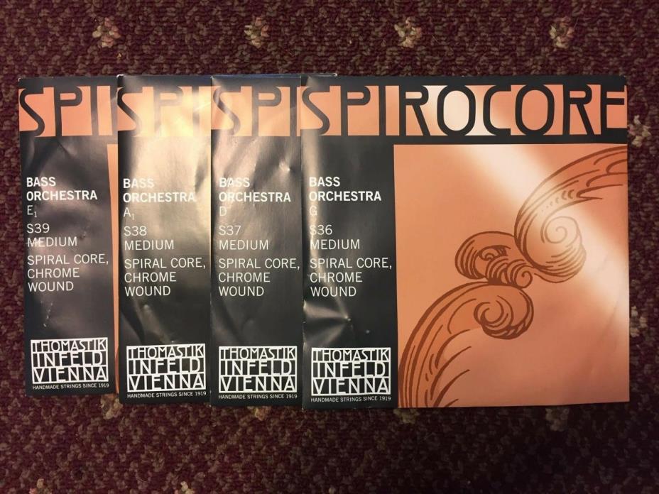 NEW Thomastik Spirocore 3/4 Size Double Bass Strings Medium