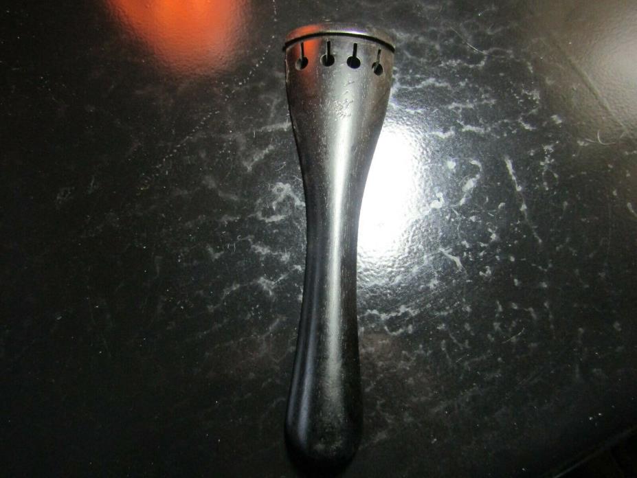 3/4  CELLO TAILPIECE ,EBONY.  GERMANY MADE