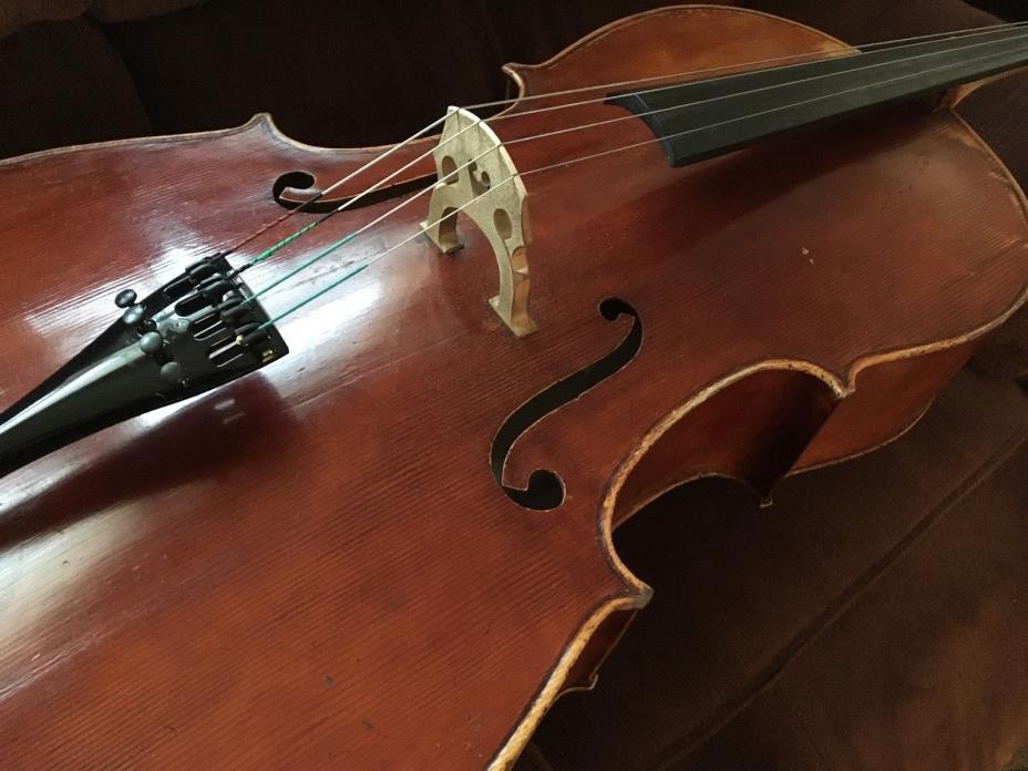 Fine aged master cello - hand carved - labeled Josef Krenn - German - new case