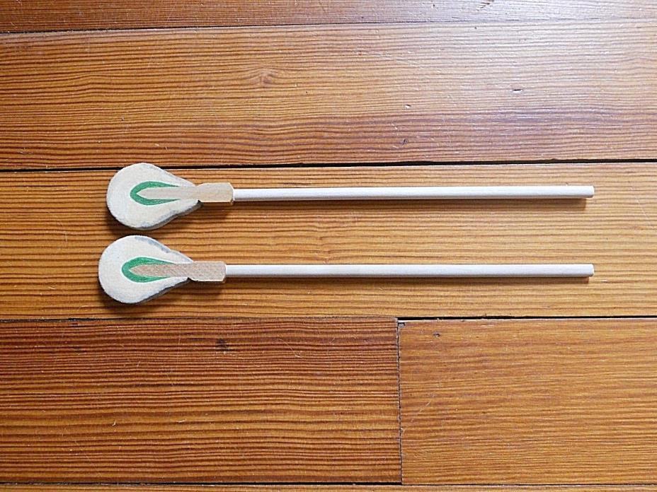 One Set of 2 Handmade Hammered Dulcimer Hammers / Mallets