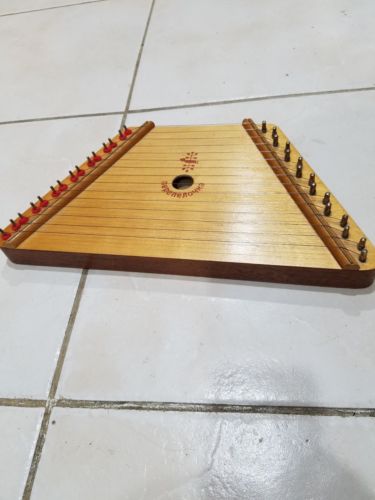 Nepenenoyka Dulcimer Wooden Lap Harp Music Maker Musical Instrument Russian VTG