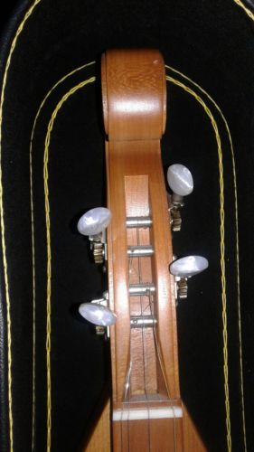 Folkcraft Instruments Dulcimer W/ Hard Case Made On 2/25/85 In Winstead, Ct