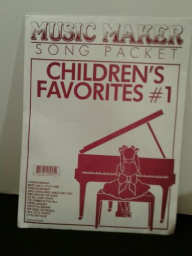 Music Maker Lap Harp Song Packet Children's Favorites # 1