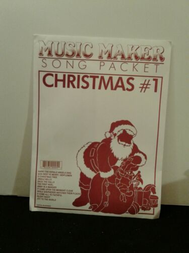 Music Maker Lap Harp Song Packet CHRISTMAS #1 12 songs