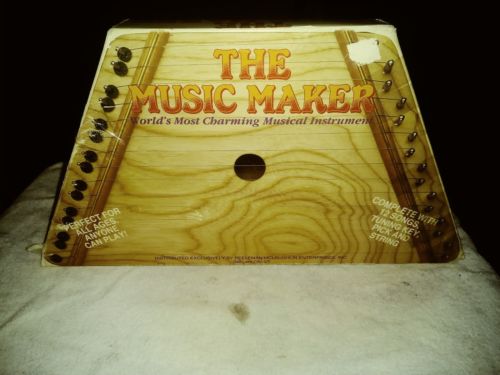 The Music Maker Lap Harp Dulcimer Musical String Instrument