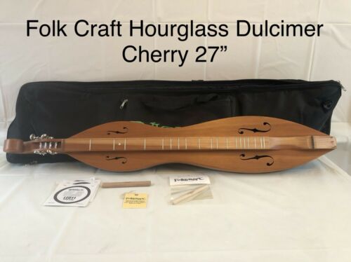 Folk Craft Dulcimer. Cherry With Gig Bag