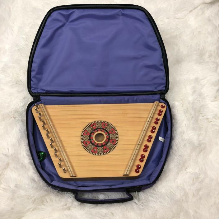 Hearth Song Lap Harp Musical Instrument & Carry Case