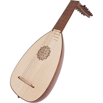 Roosebeck 30 Inch Deluxe Lute 8 Course Sheesham + Padded Gig Bag
