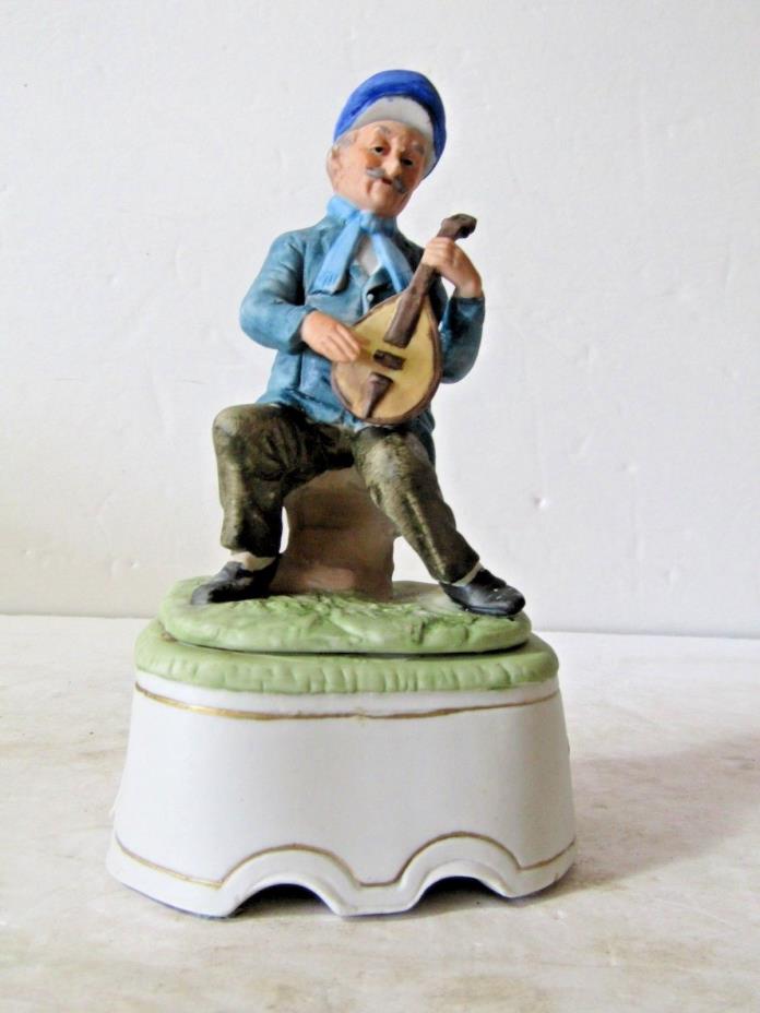 Hoffman Street band Musical Miniature Decanter The Mandolin Player