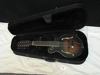 GOLD TONE F-12 F-style 12-string acoustic electric mandolin GUITAR new w/ CASE