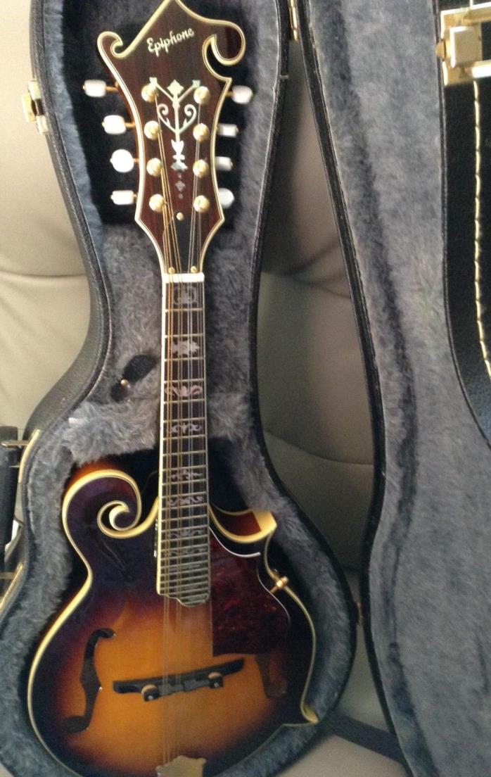 Epiphone MM-50  Mandolin - F-Style Acoustic - Vintage Sunburst, Style F5 Gibson