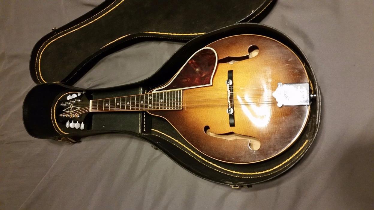 ALVAREZ A100 A-STYLE ACOUSTIC MANDOLIN With Hard Shell Case