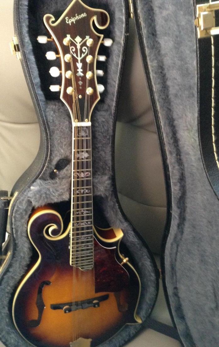 Epiphone MM-50 Mandolin - F-Style Acoustic - Vintage Sunburst, Style F5 Gibson