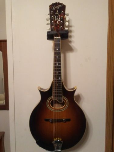 Vega VM-30 Round Hole 2 Point Mandolin with Hard Case