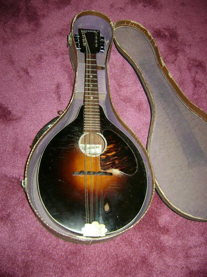 Vintage Kalamazoo 1930s KM-11 Mandolin & Case
