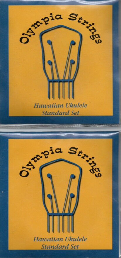 Hawaiian Uklele Standard Black Nylon String Two sets New.