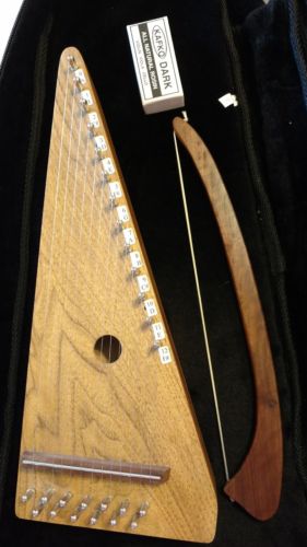 13 String Psaltery With Bow and Case