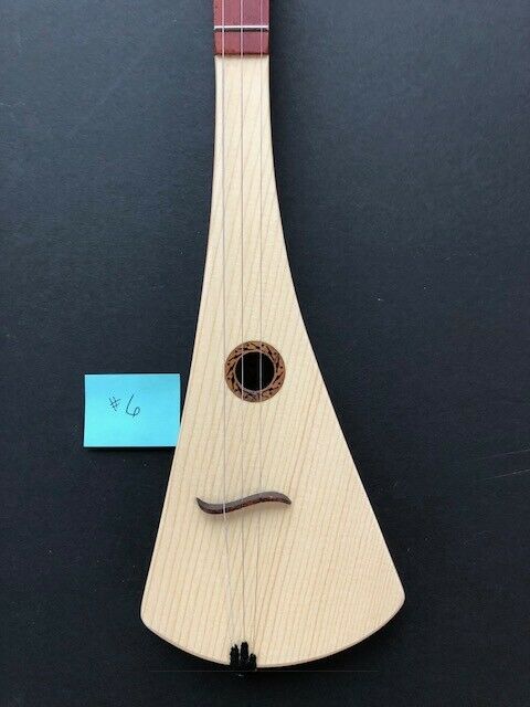 Spruce D Grand McNally Strumstick with Lightning Rosette Inlay