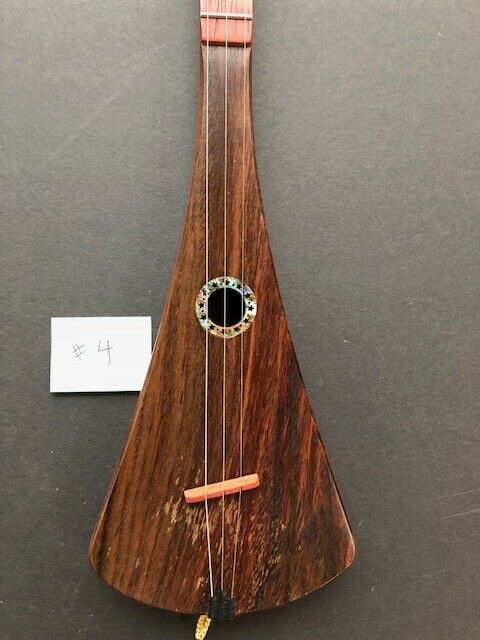 Rosewood D Grand McNally Strumstick with Stars & Dots Abalone Rosette Inlay