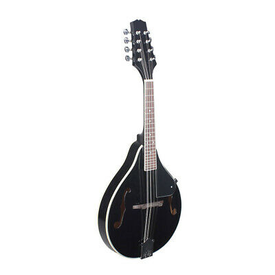 A-style Mandolin Basswood Body Rosewood Fingerboard with Bridge Black M1X8