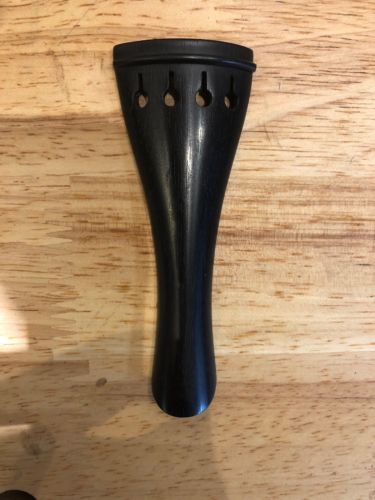 1/2 Size Violin Tailpiece Ebony.  Ebony.