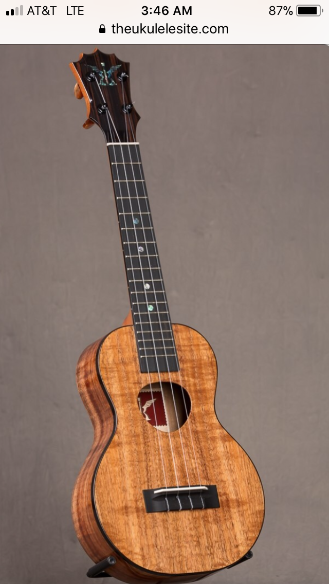 KoAloha Koa Red Label Concert Ukulele (Custom)