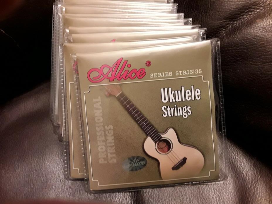 10 Sets Alice Ukulele Strings Clear Nylon 4 Strings Set  AU04