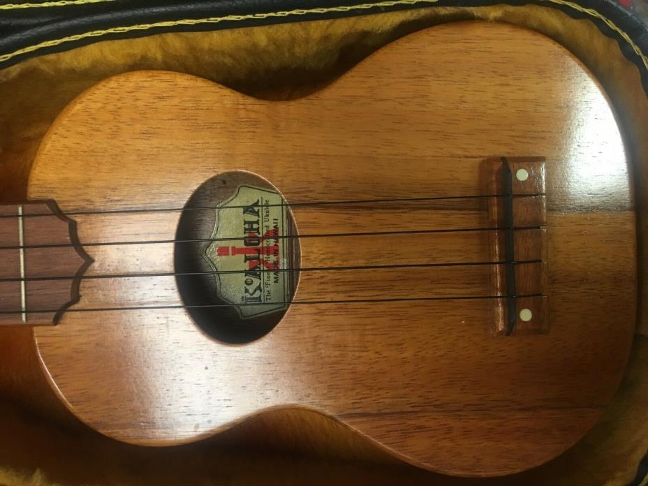 KOALOHA Soprano Ukulele w/ Case  (Reg. $1200.00)- Lowest Price Hardly Used