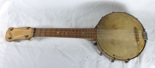 Decorated 1920s Slingerland May Bell 4 string banjo ukulele uke