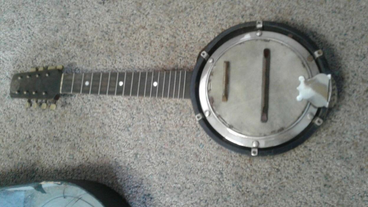 ANTIQUE 8 string BANJO UKELELE MANDOLIN BANJOLIN BANGOLELE restore or repair