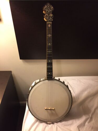 Vintage Orpheum No. 2 Banjo Open Back Highly Decorated Excellent Condition