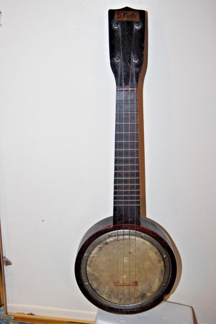 VINTAGE LA PACIFIC UKULELE BANJO