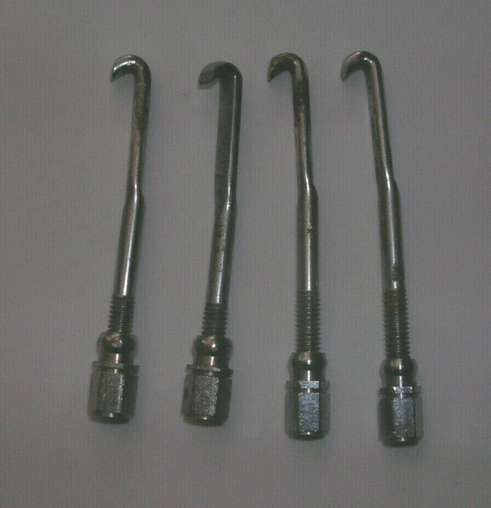 4 Sets Unknown Vintage Banjo Hooks & Nuts  2 1/8