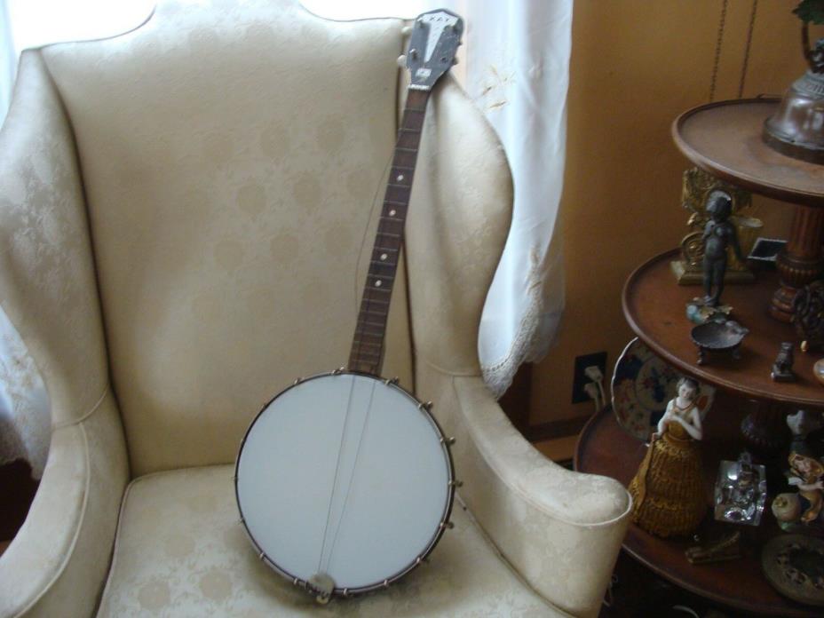 Vintage Banjo 1960s Kay 4 String For Restoration