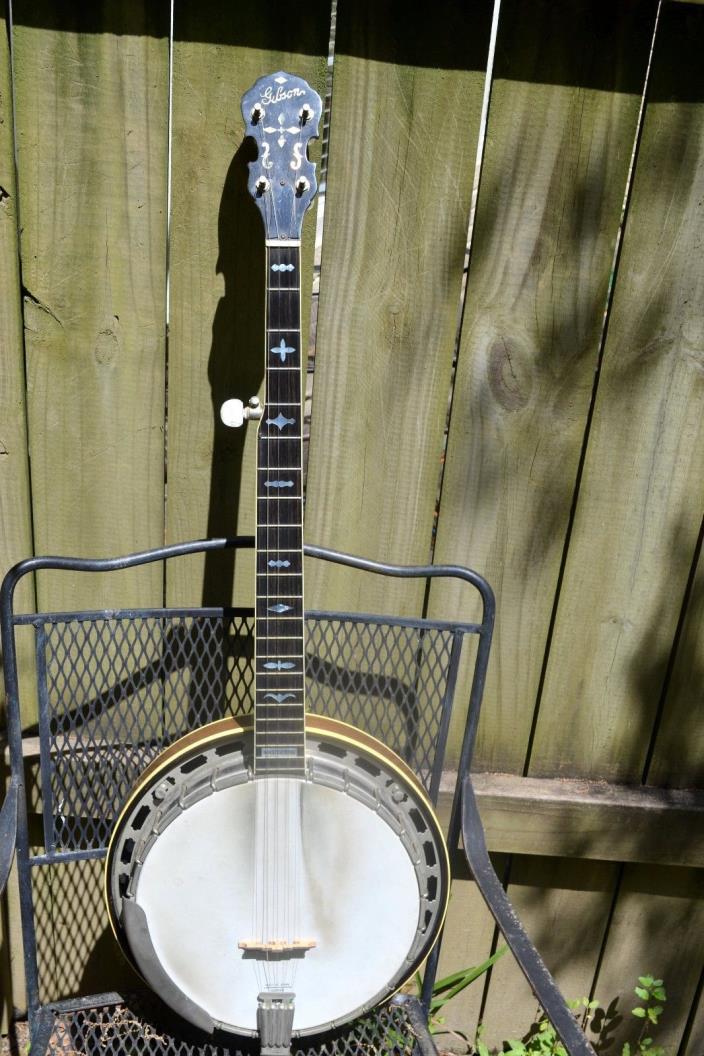 Gibson Mastertone Banjo 5 String 1970s RB-250 RB250 Series w/ OHC 1969