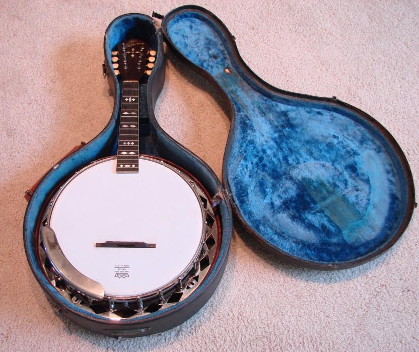 The Gibson Mandolin Banjo Banjolin MB Excellent Vintage Condition Rare #62