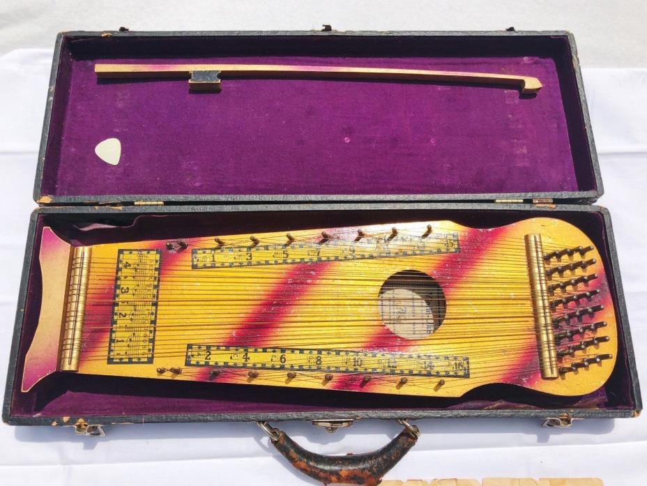 Violin-Uke (Ukelin) - Case, Bow and Original Papers - 1930's Marxochime Colony